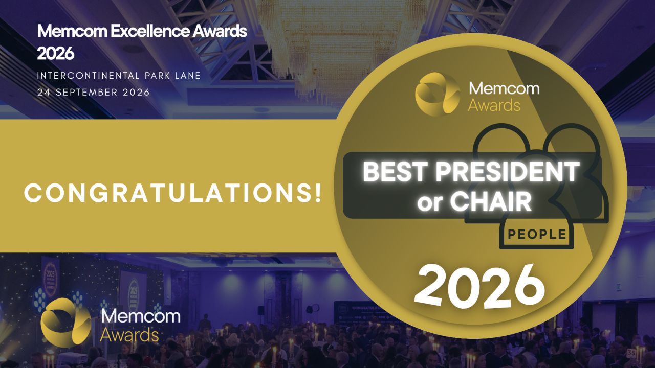 Dame Fiona Rayment named Best President at Memcom Excellence Awards