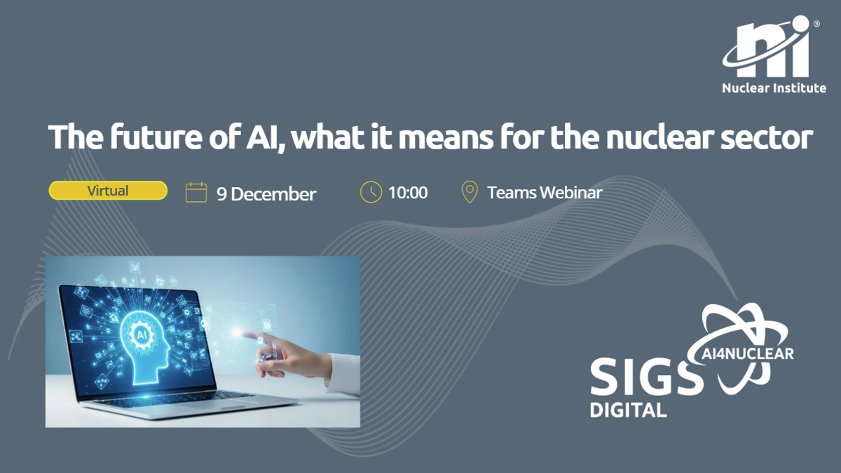 AI4Nuclear: The future of AI, what it means for the nuclear sector Event Image