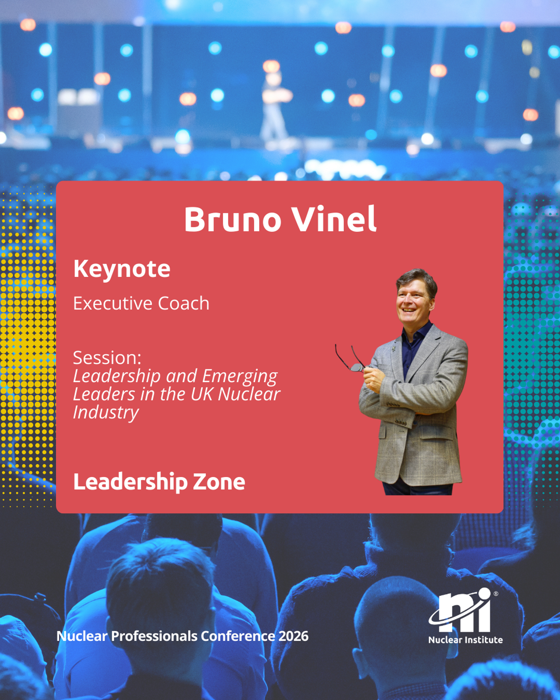 Speaker Bruno Vinel