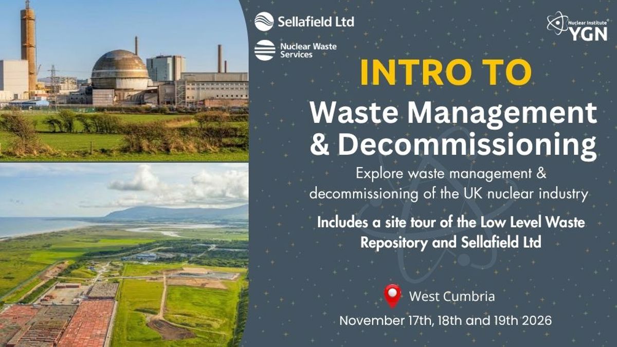 YGN Intro to: Waste Management & Decommissioning 2026 Event Image