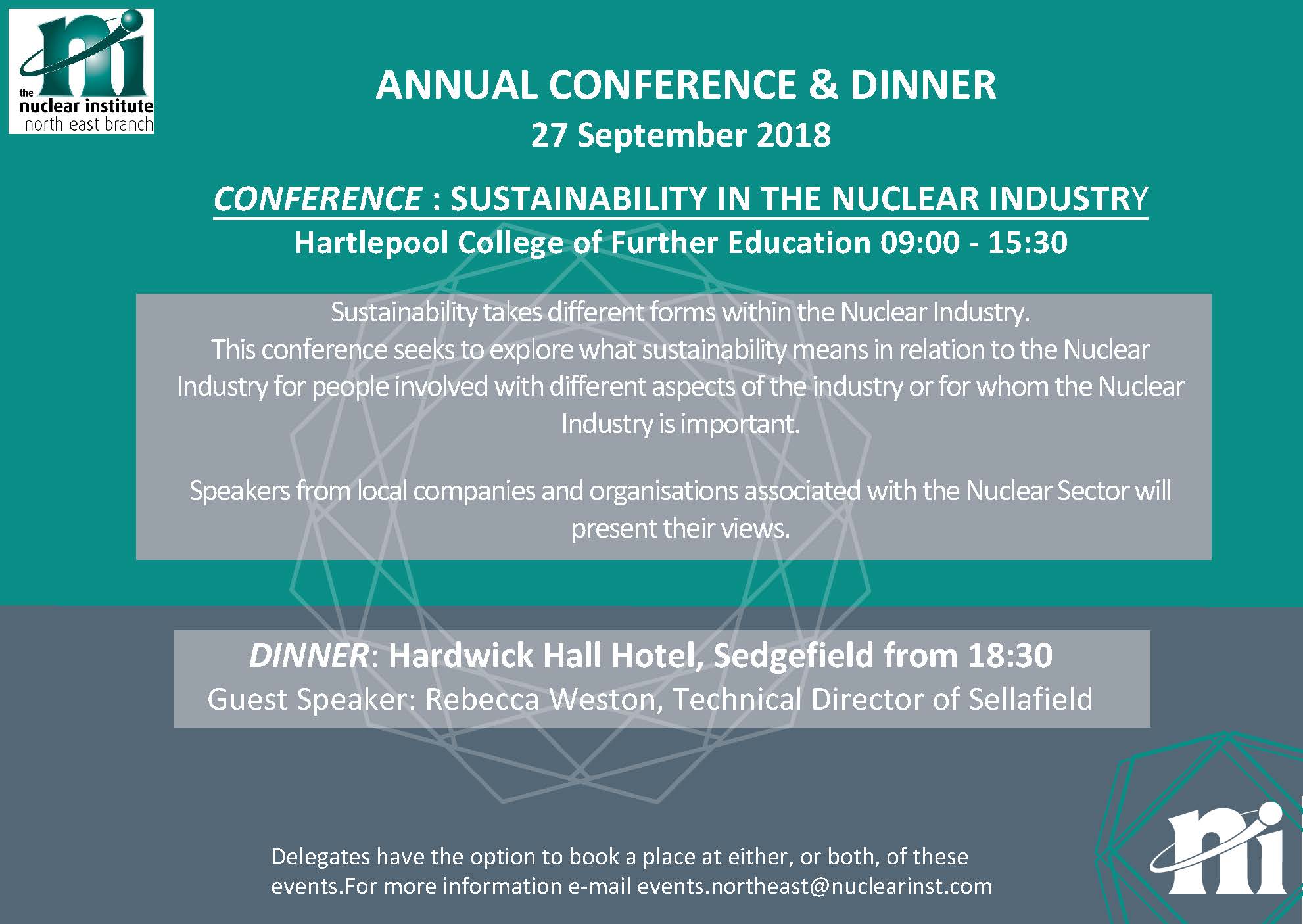 Sustainability in the Nuclear Industry and NI North East Branch Annual