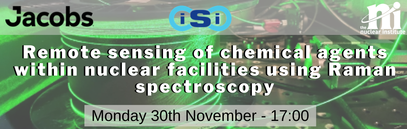 Remote sensing of chemical agents within nuclear facilities using Raman spectroscopy